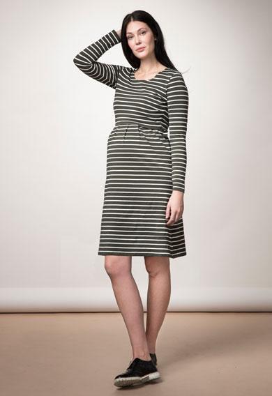 Robe Simone rayée noire-Robe-Tale Me