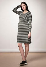 Robe Simone rayée noire-Robe-Tale Me