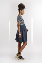 Robe Simone Wide Rayée Bleu/Blanc-Robe-Tale Me