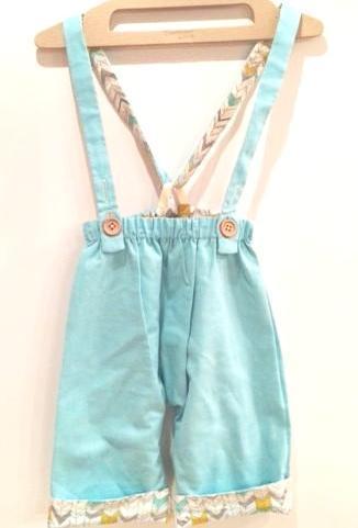 Salopette Chevron ou Bleu Réversible-Salopette-Tale Me