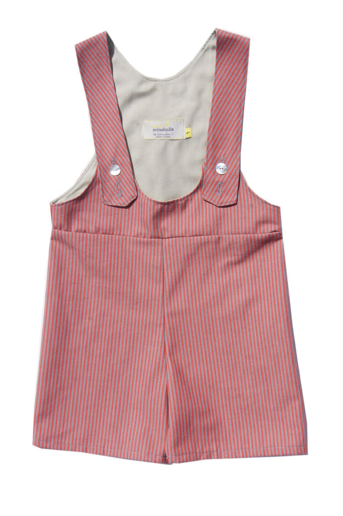 Salopette Emile Rouge-Salopette-Tale Me