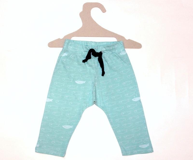 Sarouel Turquoise Petits Poissons-Sarouel-Tale Me