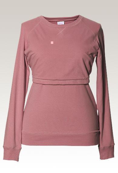 Sweat Grossesse et Allaitement Vieux Rose-Haut manches longues-Tale Me
