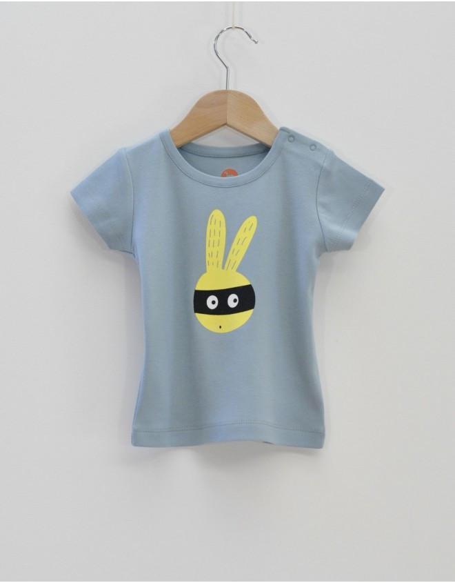 T-shirt Bleu Rétro-T-Shirt manches courtes-Tale Me