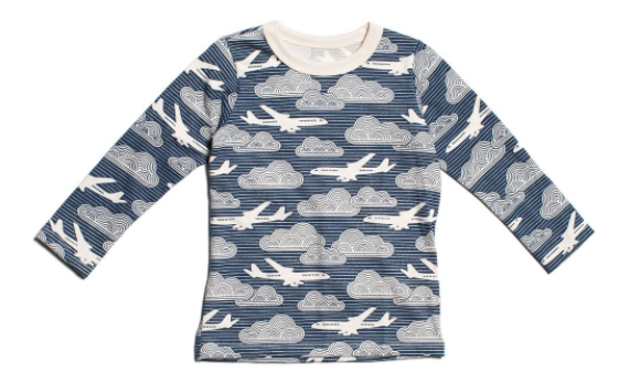 T-shirt Dans les nuages-Haut manches longues-Tale Me