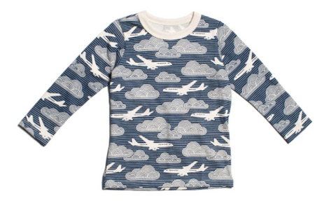 T-shirt Dans les nuages-Haut manches longues-Tale Me