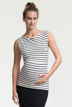 T-shirt de Grossesse et Allaitement Noir-Haut manches courtes-Tale Me