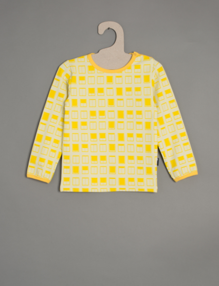 T-shirt Fenêtres Jaunes-T-shirt manches longues-Tale Me