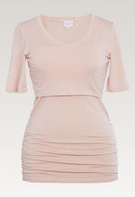 T-shirt Flatter Me Grossesse et Allaitement Pink Pearl-Haut manches courtes-Tale Me