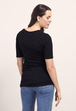 T-shirt Flatter Me Grossesse et Allaitement Soft Ink-Haut manches courtes-Tale Me