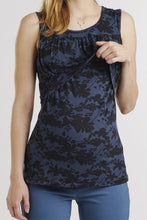 T-shirt Floral Bleu Nuit-Haut manches courtes-Tale Me