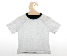 T-shirt Gris Uni-T-Shirt manches courtes-Tale Me