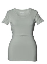 T-shirt Grossesse et Allaitement Vert Celadon-Haut manches courtes-Tale Me