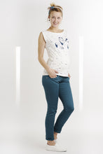 T-shirt Kyloe Blanc-Haut manches courtes-Tale Me