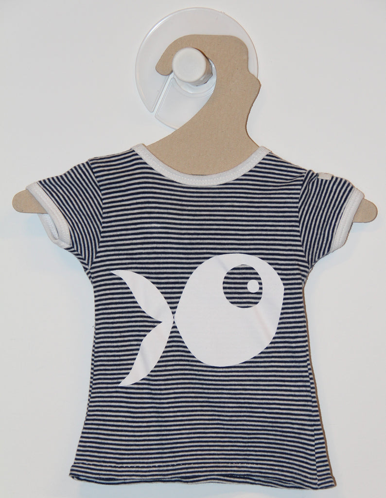 T-shirt Ligné Poisson-T-Shirt manches courtes-Tale Me