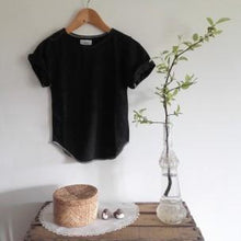 T-shirt Pois de Senteur Noir-T-Shirt manches courtes-Tale Me