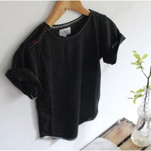 T-shirt Pois de Senteur Noir-T-Shirt manches courtes-Tale Me