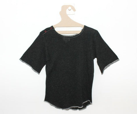 T-shirt Pois de Senteur Noir-T-Shirt manches courtes-Tale Me