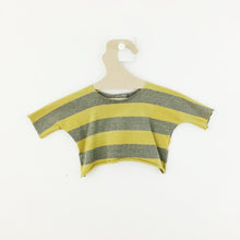 T-shirt Rayé Jaune/Gris-T-Shirt manches courtes-Tale Me