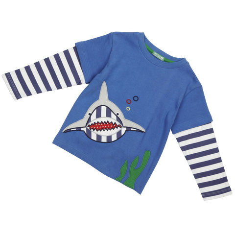 T-shirt Requin-T-shirt manches longues-Tale Me