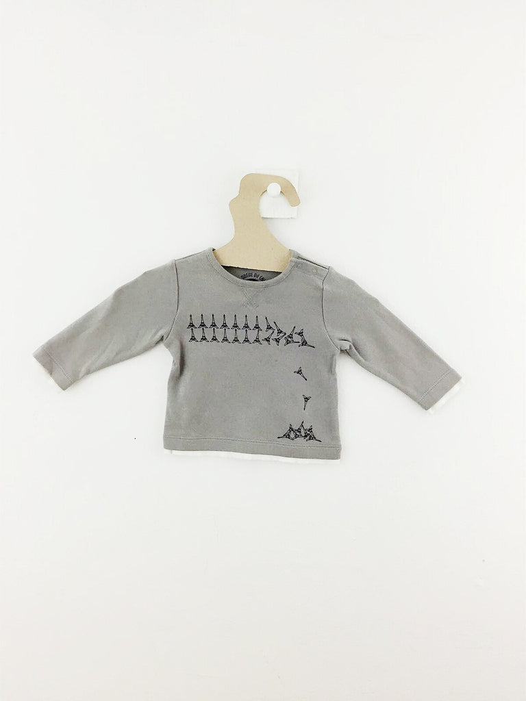 T-shirt Tour Eiffel-T-shirt manches longues-Tale Me