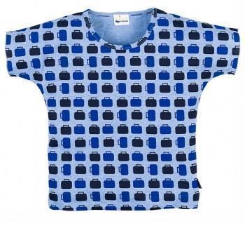 T-shirt Valises Bleu-T-Shirt manches courtes-Tale Me