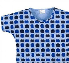 T-shirt Valises Bleu-T-Shirt manches courtes-Tale Me