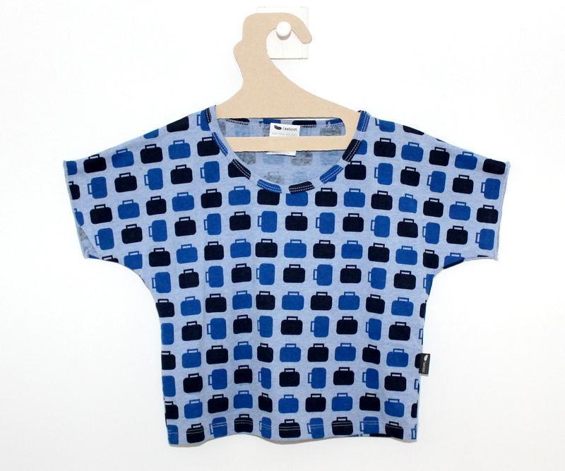 T-shirt Valises Bleu-T-Shirt manches courtes-Tale Me