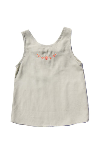 Top Fantine beige brodé-Haut manches courtes-Tale Me