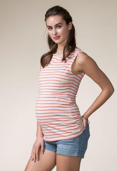 Top Sans Manches Simone Rayé Watermelon-Haut manches courtes-Tale Me