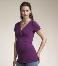 Top Sophia Navy-Haut manches courtes-Tale Me