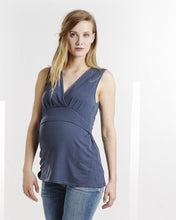 Top Sophia Sans Manches Navy-Haut manches courtes-Tale Me