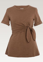 Top Suki camel-Haut manches courtes-Tale Me