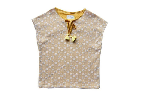 Top Swan Jaune-T-Shirt manches courtes-Tale Me