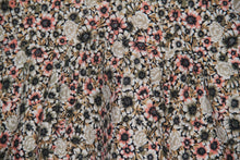 Tunique Beige à Fleurs Roses-Haut manches courtes-Tale Me