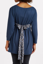 Tunique Ceinture Bleue-Haut manches longues-Tale Me