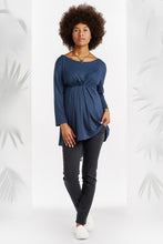 Tunique Ceinture Bleue-Haut manches longues-Tale Me