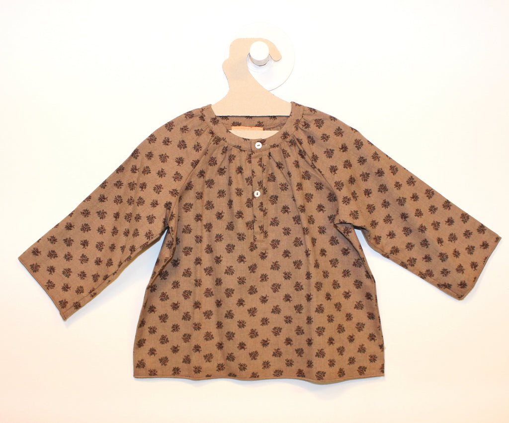 Tunique Olivia Brune-Haut manches longues-Tale Me