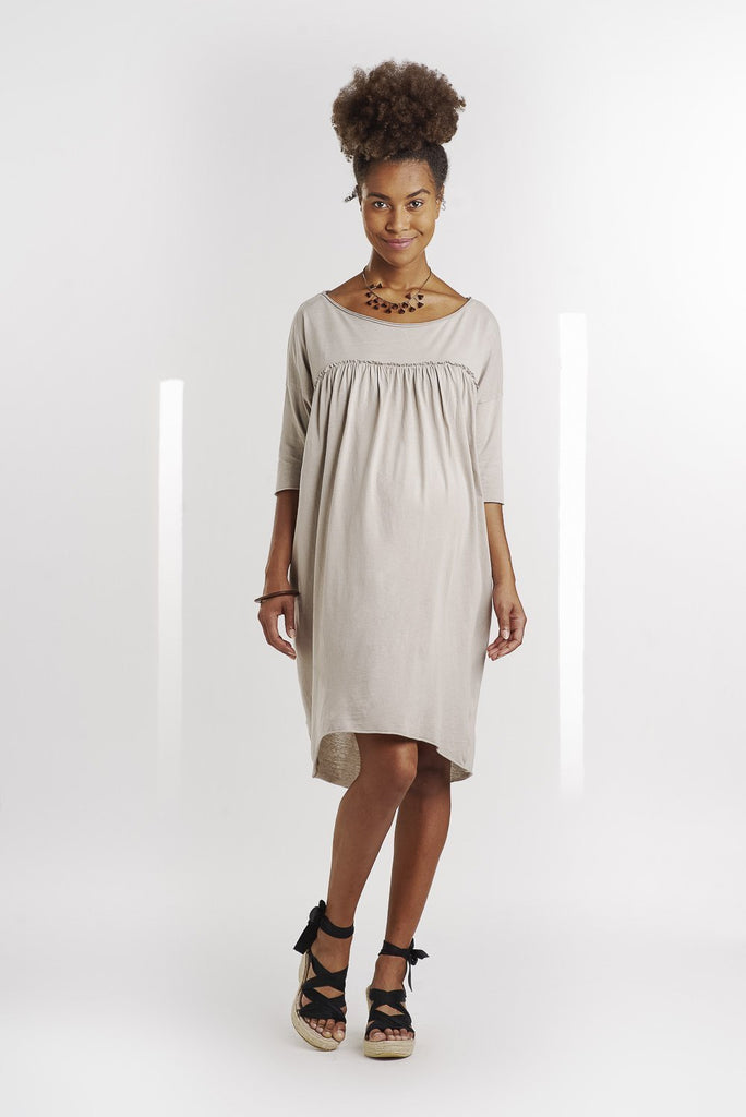 Tunique Vitina Grise/Beige-Robe-Tale Me