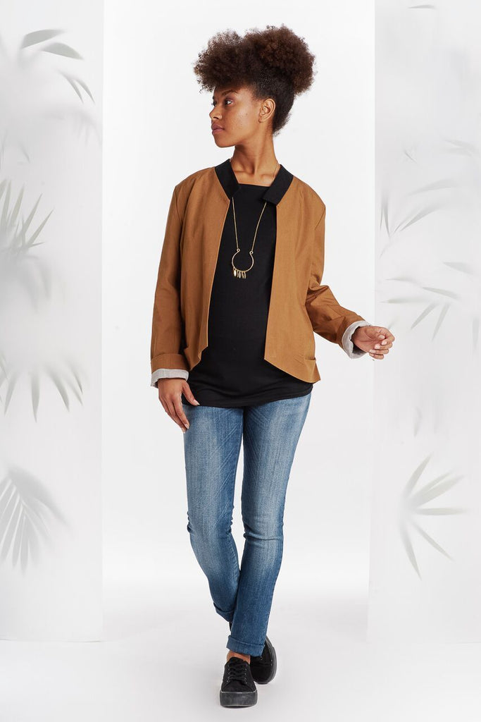 Veste Klainod Camel-Veste-Tale Me