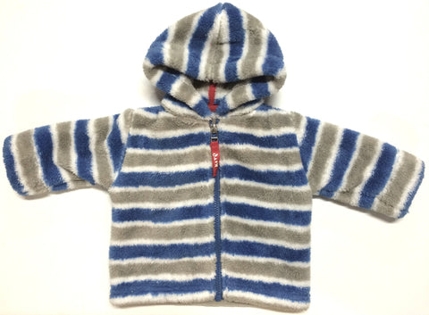 Veste Polaire Rayée Bleu/Gris-Veste-Tale Me