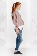 Wrap d'allaitement vieux rose-Haut manches longues-Tale Me